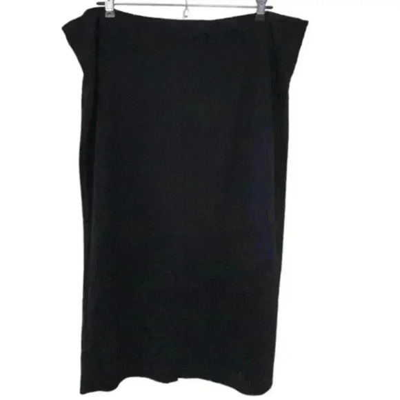 Fever London City Knightly Skirt Black Pencil Center Seam Women's plus size 14 - Picture 2 of 9